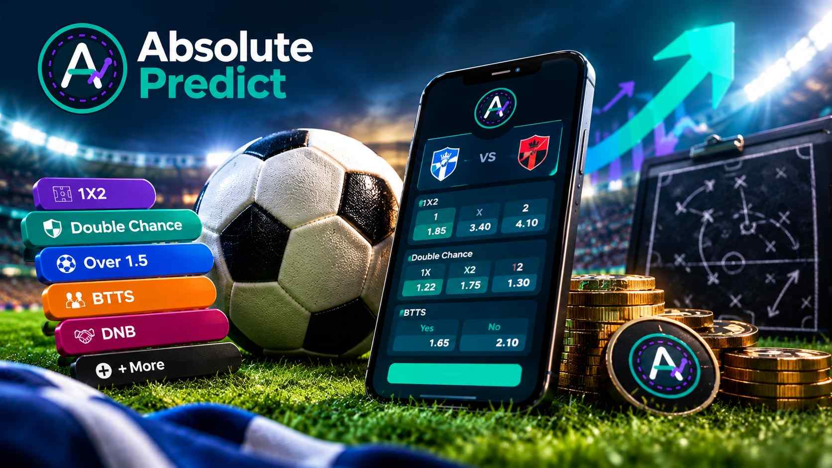 Football Betting Predictions Explained: Double Chance, Over 1.5, BTTS, DNB & More